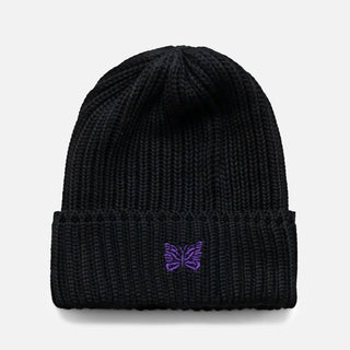 WATCH CAP MERINO WOOL - BLACK