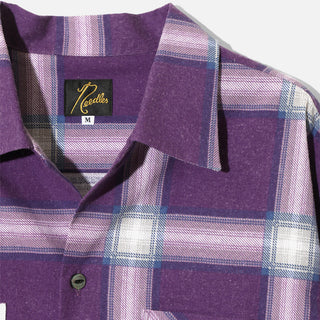 ONE-UP SHIRT - PRINTED FLANNEL/PLAID - PURPLE