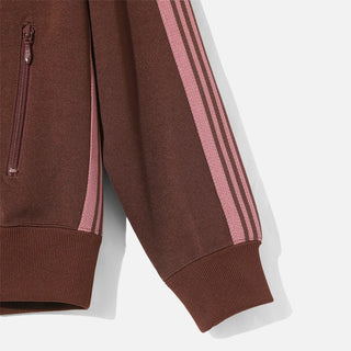 TRACK JACKET POLY SMOOTH - BROWN