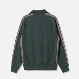 TRACK JACKET POLY SMOOTH - GREEN