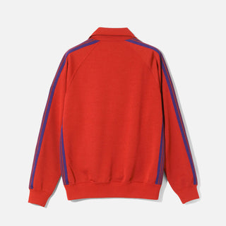 TRACK JACKET POLY SMOOTH - RED