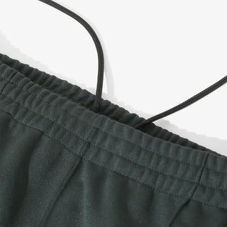 NARROW TRACK PANT POLY SMOOTH - GREEN