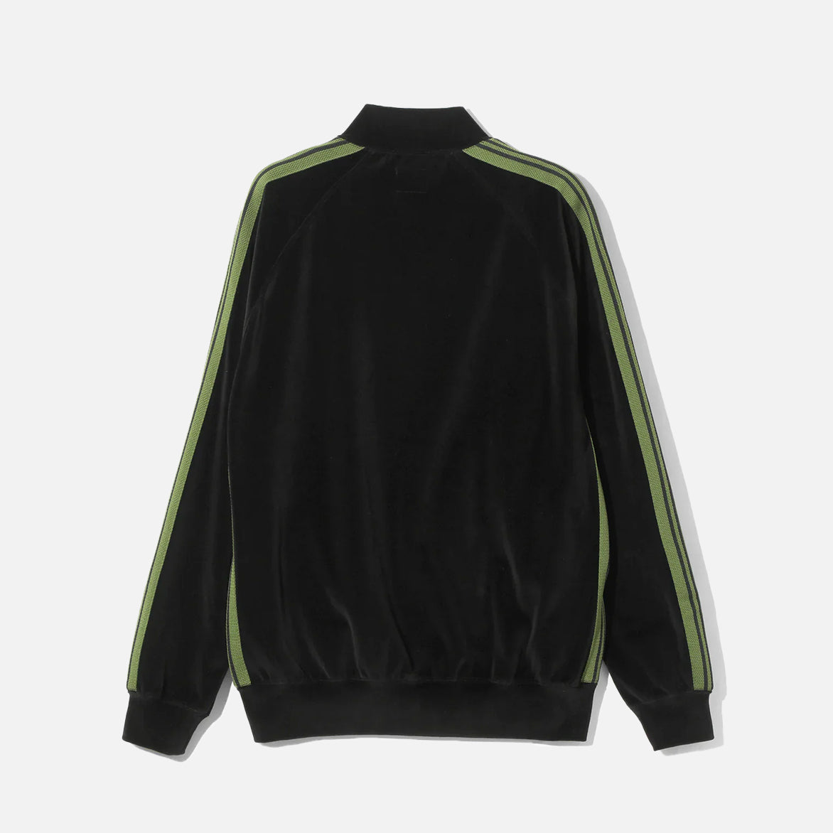 RIB COLLAR TRACK JACKET - C/PE VELOUR - BLACK – lapstoneandhammer.com
