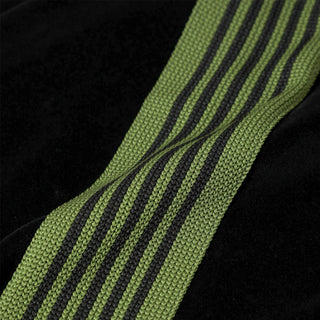 NARROW TRACK PANT - C/PE VELOUR - BLACK