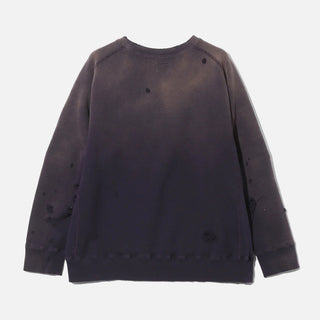 DECONSTRUCTED SWEAT SHIRT FRENCH TERRY - PURPLE