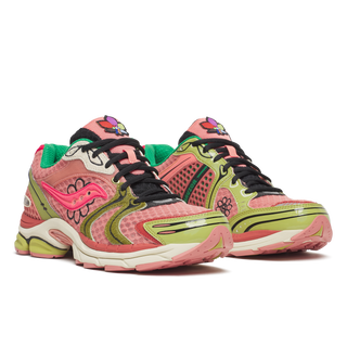 JAE TIPS X SAUCONY PROGRID TRIUMPH 4 "FLOWERS GROW UPTOWN" - VIRGINIA CREEPER