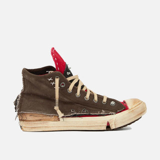 LOVED TO DEATH SNEAKERS - BROWN / RED