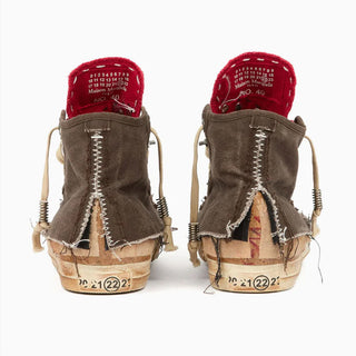 LOVED TO DEATH SNEAKERS - BROWN / RED