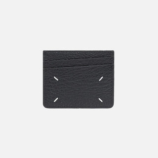 FOUR STITCHES CARDHOLDER - BLACK
