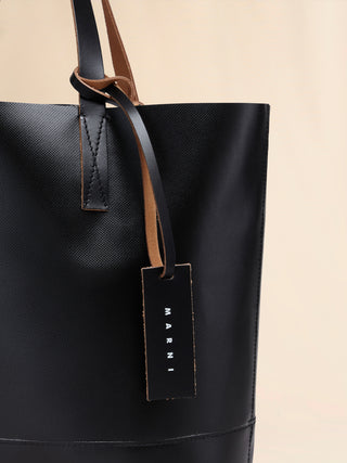 OPEN SHOPPER BAG - BLACK