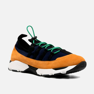 RUNNING SNEAKERS - BLUE / PUMPKIN