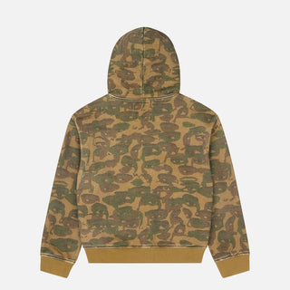 FACE CAMO HOODIE - DARK GREEN