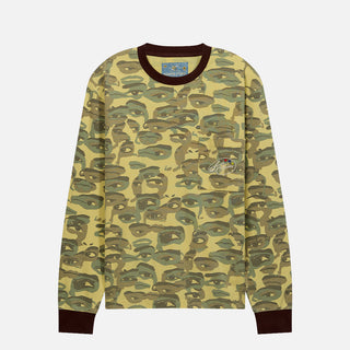 FACE CAMO L/S TEE - GREEN