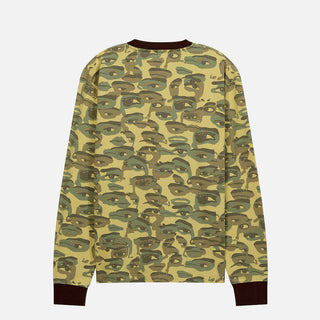 FACE CAMO L/S TEE - GREEN