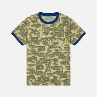 FACE CAMO S/S TEE - HEAVY WASH