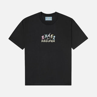JUMPING THE STARS TEE - BLACK