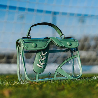 THE MATCH DAY BAG - CLEAR / COOL GREEN