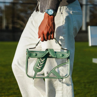THE MATCH DAY BAG - CLEAR / COOL GREEN