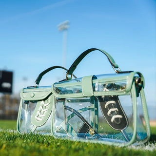 THE MATCH DAY BAG - CLEAR / COOL GREEN