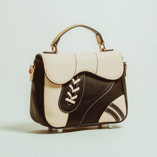 THE PITCH BAG - BLACK / CREAM