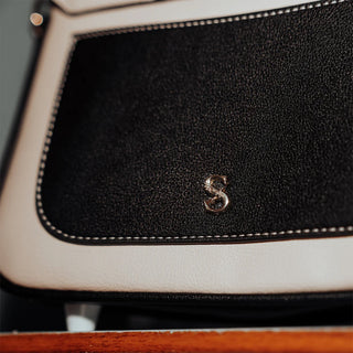 THE PITCH BAG - BLACK / CREAM