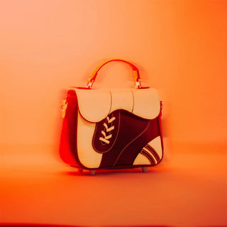 THE PITCH BAG - BLACK / CREAM