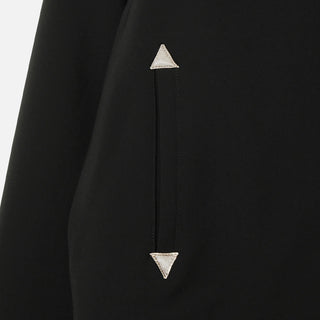 PIPING COWBOY JACKET POLY - BLACK