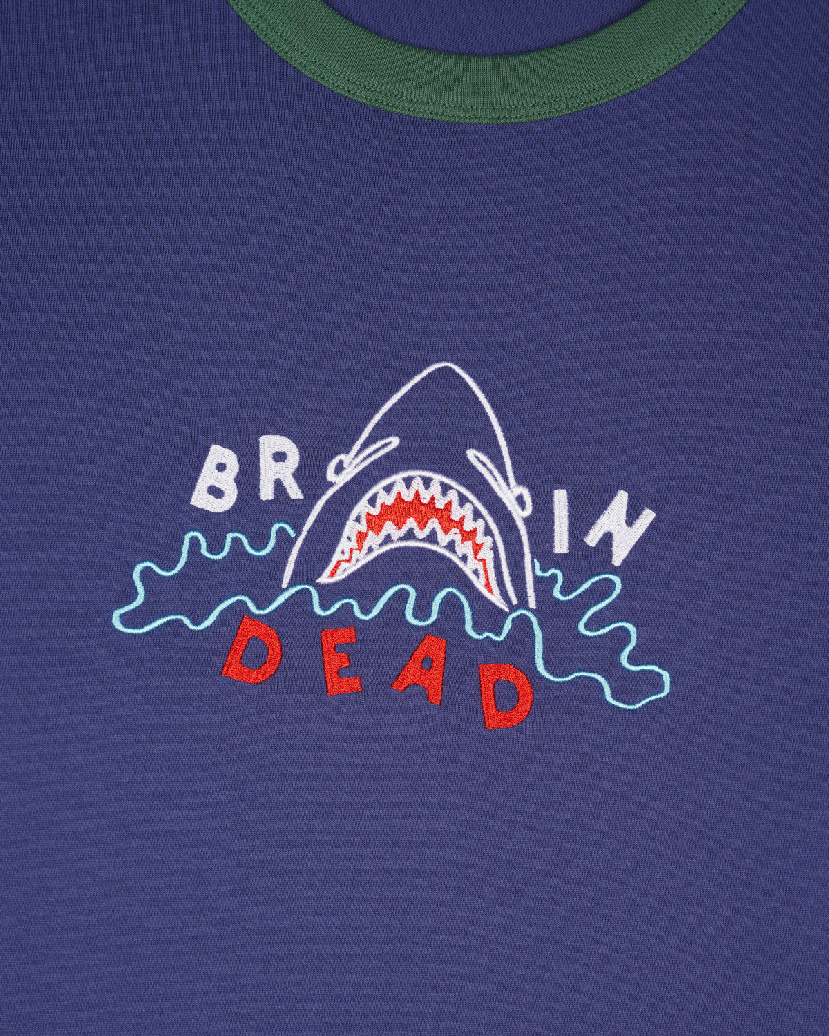 SHARK ATTACK RINGER T-SHIRT