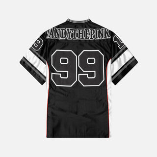 EYE LOGO FOOTBALL JERSEY - BLACK