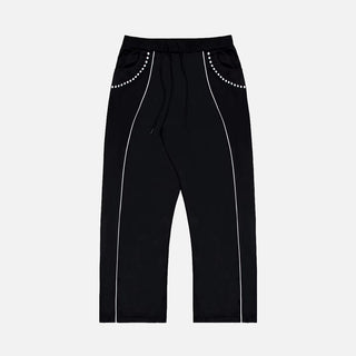 TRACK PANTS - BLACK