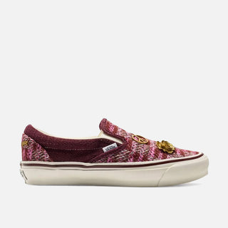 LX CLASSIC SLIP-ON 98 "CARDIGAN" - BROWN / PINK