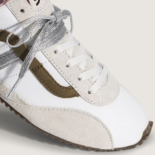 LX SUPER LOWPRO TRAINER - PIG SUEDE WHITE