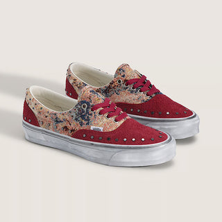 LX ERA 95 "FLORAL RIVETS" - BORDEAUX RED