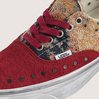 LX ERA 95 "FLORAL RIVETS" - BORDEAUX RED