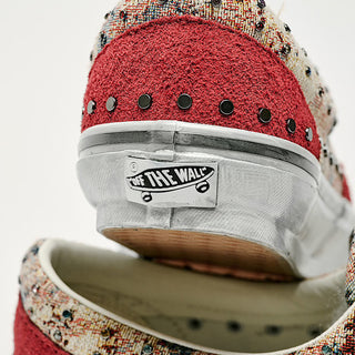 LX ERA 95 "FLORAL RIVETS" - BORDEAUX RED