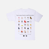 REC PHILLY X LAPSTONE "A SEAT AT THE TABLE" TEE - WHITE