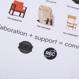 REC PHILLY X LAPSTONE "A SEAT AT THE TABLE" TEE - WHITE