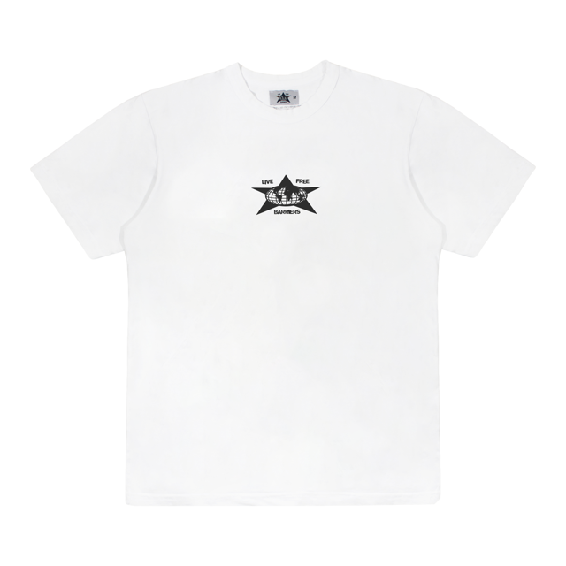 STAR LOGO TEE - WHITE