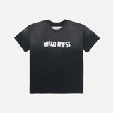 WILD WEST TEE - WASHED BLACK