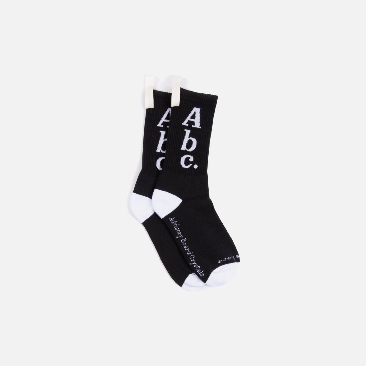 ABC. 123. SOCKS - ANTHRACITE BLACK