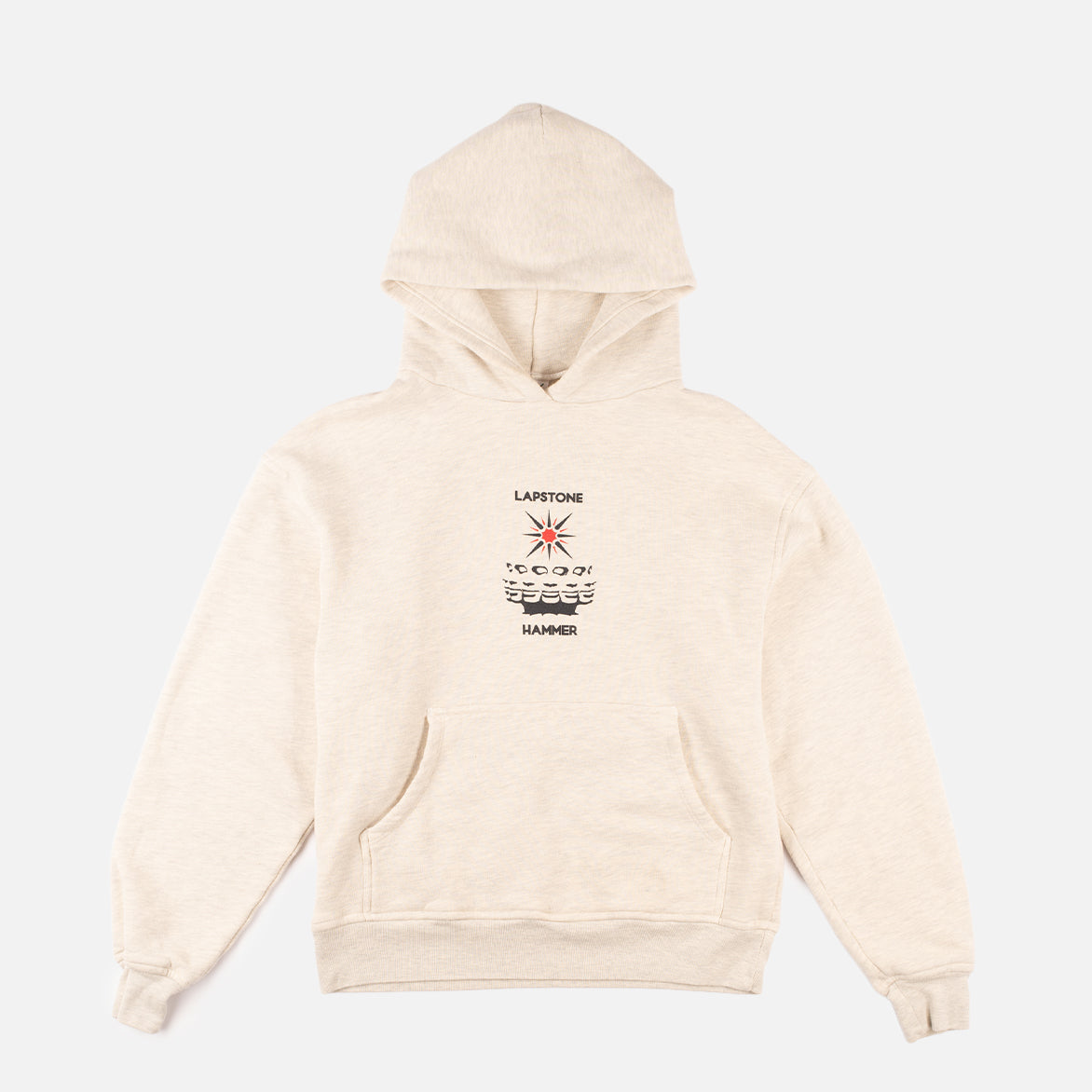 COLLECTIVE SPARK HOODIE - OATMEAL HEATHER – lapstoneandhammer.com