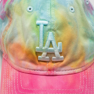 LH X NEW ERA "WATER ICE" HAND-DYED DAD HAT - DODGERS