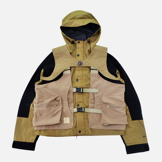 INAN SHELL JACKET - TAN / BLACK
