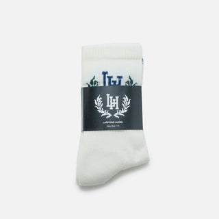 LH LAUREL SOCKS - NATURAL / NAVY