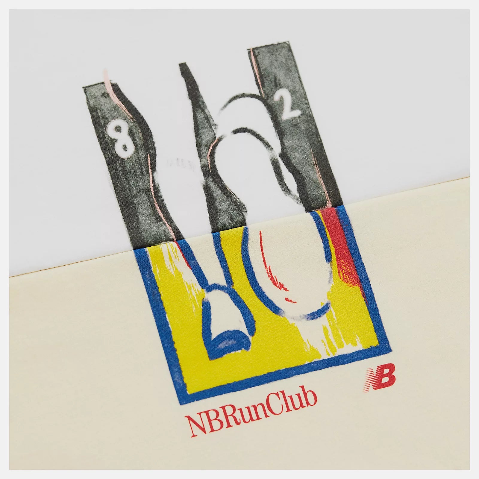 NB MADE RUNCLUB TEE - WHITE