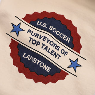 LAPSTONE X USMNT FULL-ZIP HOODIE - CREAM / NAVY