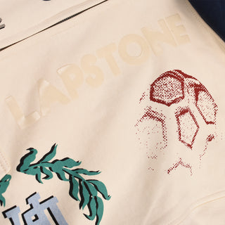 LAPSTONE X USMNT FULL-ZIP HOODIE - CREAM / NAVY