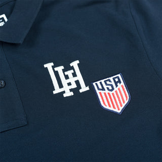 LAPSTONE X USMNT PIQUE POLO - NAVY