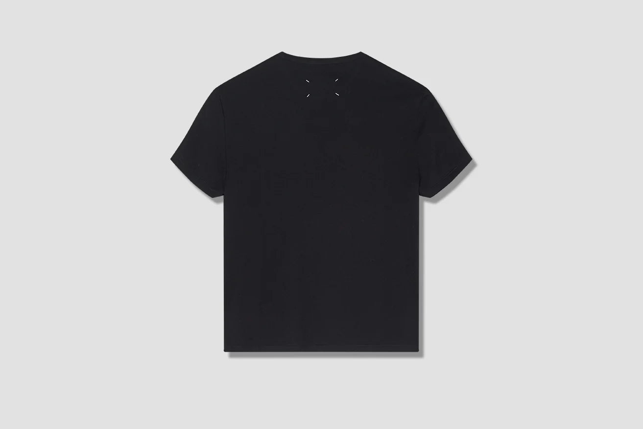 UPSIDE DOWN LOGO TEE - BLACK