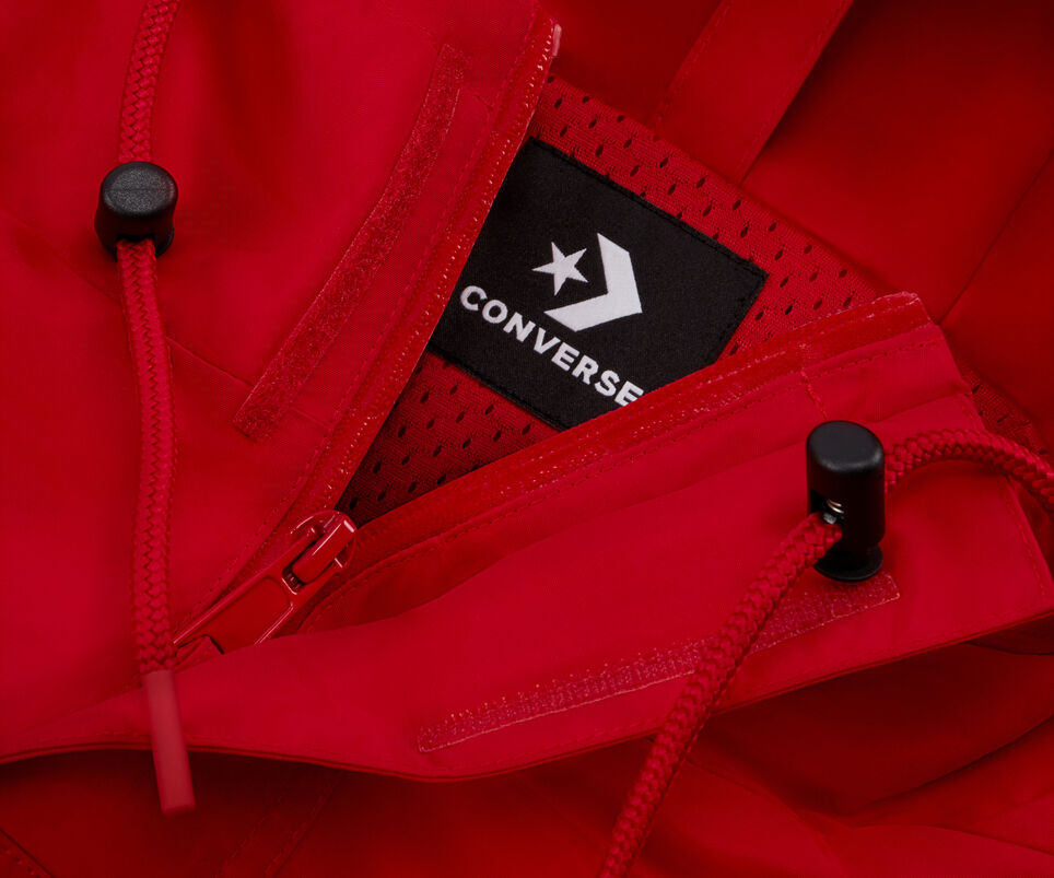 KIM JONES X CONVERSE PARKA - ENAMEL RED